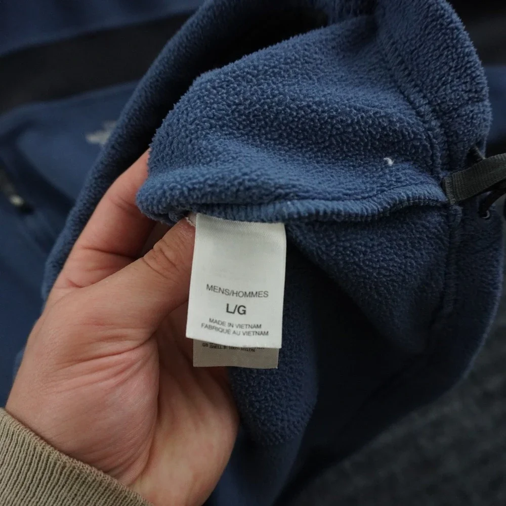 The North Face Fleece Jacket Mens L Blue Y2K TKA 200 Colorblock